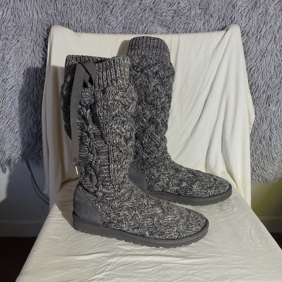 Ugg Latice Cardi Knit Boots - Picture 1 of 4